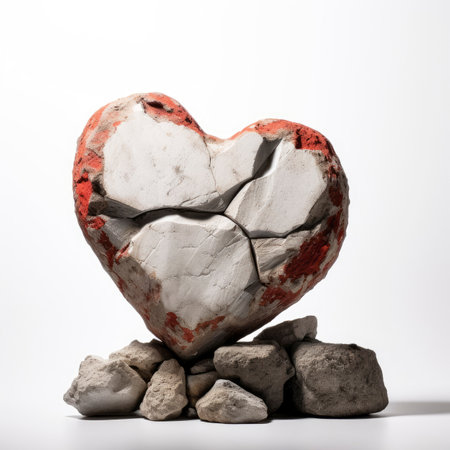 A heart made of stoneの素材