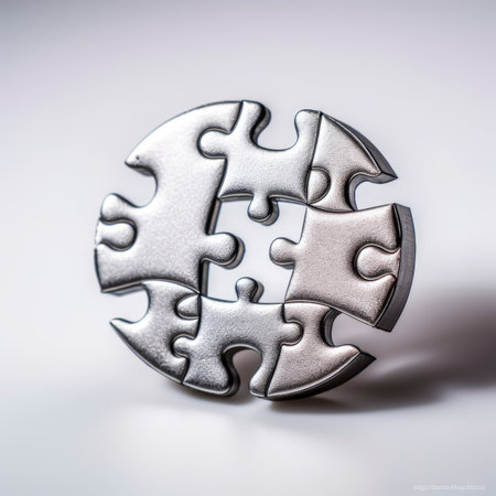 the metal puzzleの素材