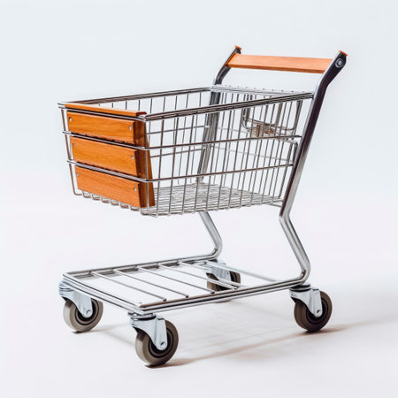 an empty shopping cartの素材