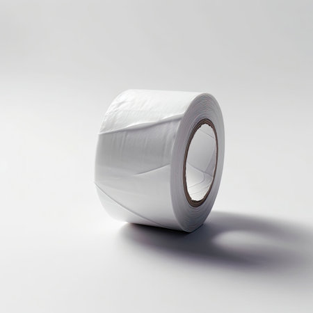 a white ribbon wrappedの素材