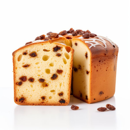 A cake with a slice cut out of itの素材