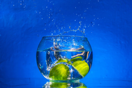 Lemon Splashの写真素材