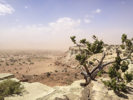 Dust Storm in Utahの写真素材
