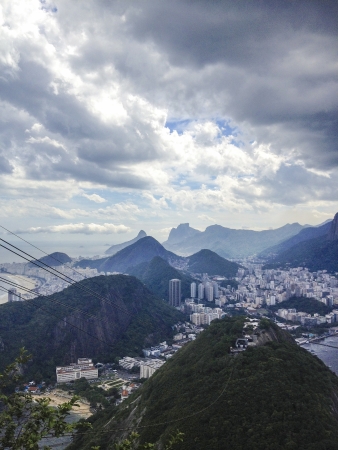 View from Sugar Loaf in Rio de Janeiro, Brazilの写真素材