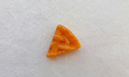 Plastic pie sliceの写真素材