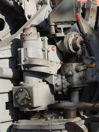 Detail of a complex metal mechanical system