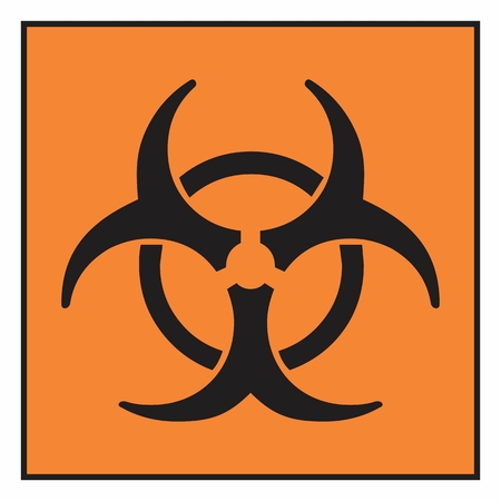The illustration of an isolated biohazard symbolのイラスト素材
