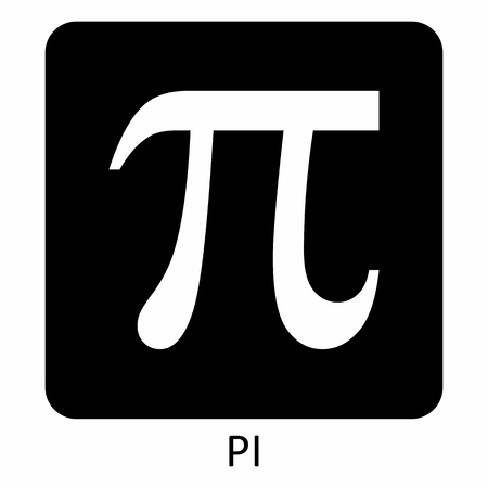 The illustration of a Pi symbol iconのイラスト素材