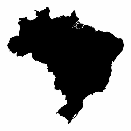 Map of Brazilの写真素材