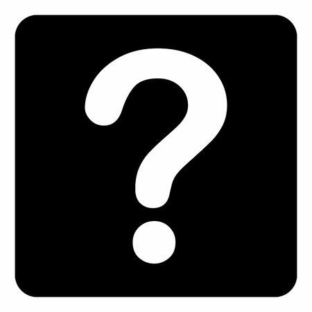 Illustration of a Question icon on dark backgroundのイラスト素材