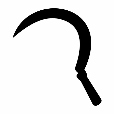 Sickle dark silhouetteのイラスト素材
