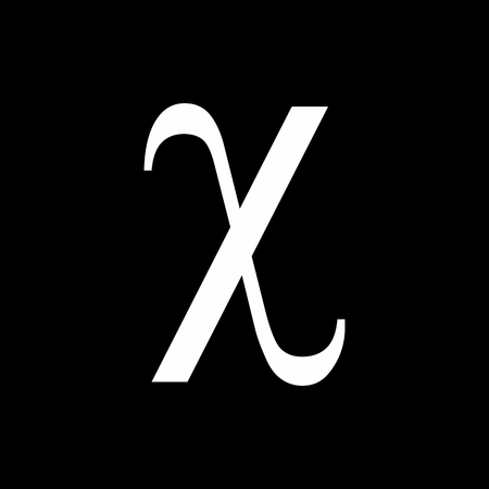 Chi greek signのイラスト素材