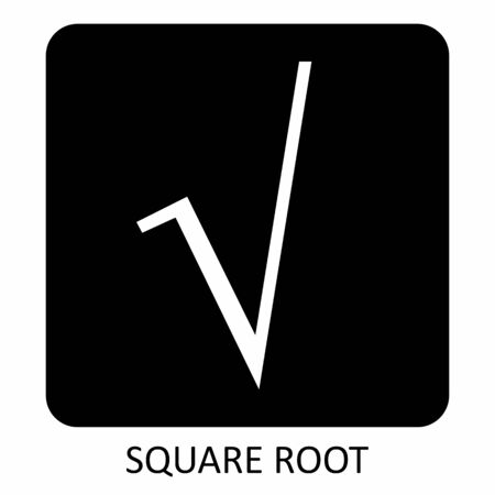 Square root iconのイラスト素材