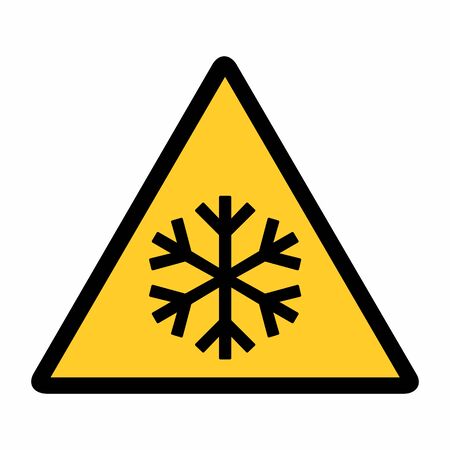 Cold Warning Signのイラスト素材