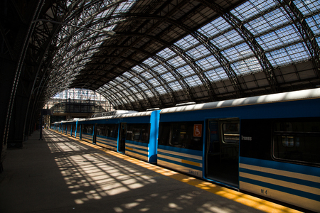Train station, Buenos Aires, Argentinaのeditorial素材