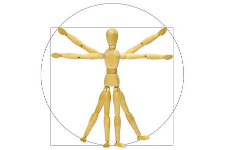 Wooden mannequin representationの写真素材