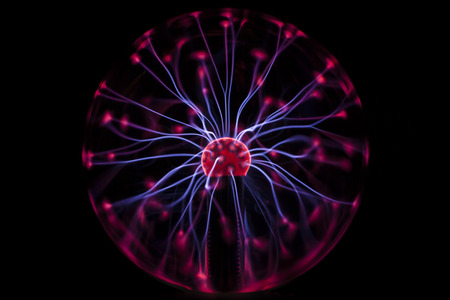 Plasma ball rays in the dark