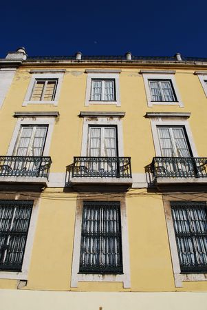 antique and classic residential buildingの写真素材