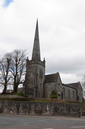 Saint James church in Mallow town, Irelandの写真素材