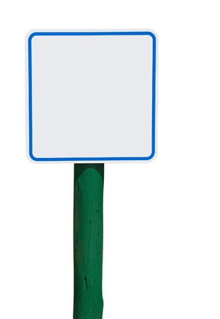 empty wooden sign isolated on white backgroundの写真素材