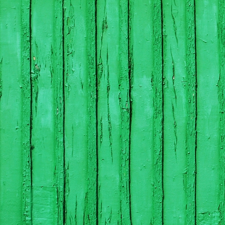 vintage green wooden plank as a background or textureの写真素材