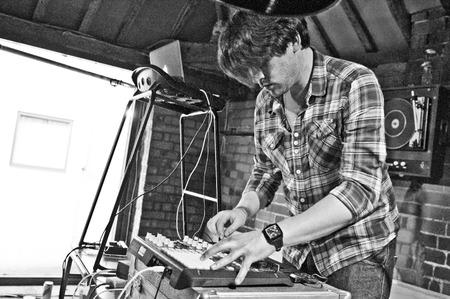 READING - APRIL 27, 2013: MineOurArc perform at Milk in Reading, UK on April 27, 2013. Are You Listening? Festival is a brand new, one day multi venue music festival in Reading, Berkshire supporting Reading Mencap.のeditorial素材