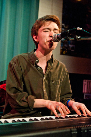 READING - APRIL 27, 2013: Matt Maltese perform at South Street Arts Centre in Reading, UK on April 27, 2013. Are You Listening? Festival is a brand new, one day multi venue music festival in Reading, Berkshire supporting Reading Mencap.のeditorial素材