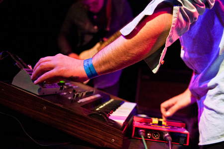 READING - APRIL 27, 2013: Talulah Kills perform at South Street Arts Centre in Reading, UK on April 27, 2013. Are You Listening? Festival is a brand new, one day multi venue music festival in Reading, Berkshire supporting Reading Mencap.のeditorial素材