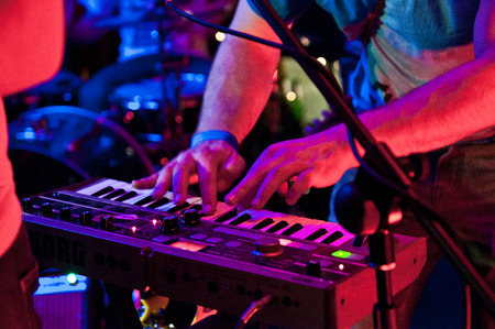 READING - APRIL 27, 2013: Stagecoach perform at Pavlov's Dog in Reading, UK on April 27, 2013. Are You Listening? Festival is a brand new, one day multi venue music festival in Reading, Berkshire supporting Reading Mencap.のeditorial素材