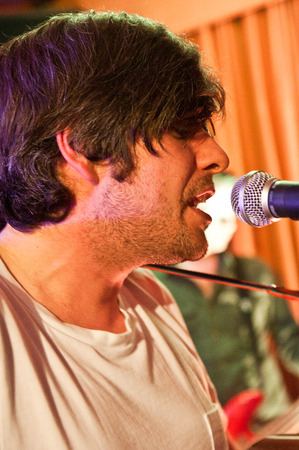 READING - APRIL 27, 2013: Stagecoach perform at Pavlov's Dog in Reading, UK on April 27, 2013. Are You Listening? Festival is a brand new, one day multi venue music festival in Reading, Berkshire supporting Reading Mencap.のeditorial素材