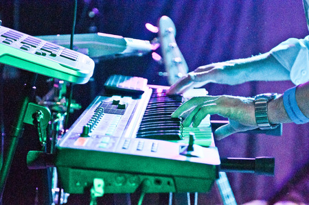 READING - APRIL 27, 2013: Mr Fogg performs at RISC in Reading, UK on April 27, 2013. Are You...