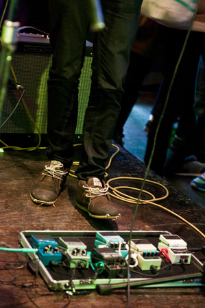 READING - APRIL 27, 2013: Shoals perform at The Purple Turtle in Reading, UK on April 27, 2013. Are...