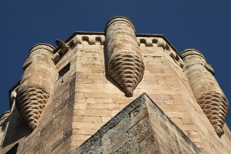 Clavero tower, 15th century military fortressの写真素材