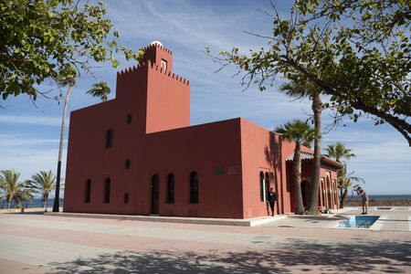 Benalmadena, SPAIN - JUNE 19, 2019: Bil Bil Castle in BenalmÃ¡dena, Spain. Exterior facade view on a sunny summer dayのeditorial素材