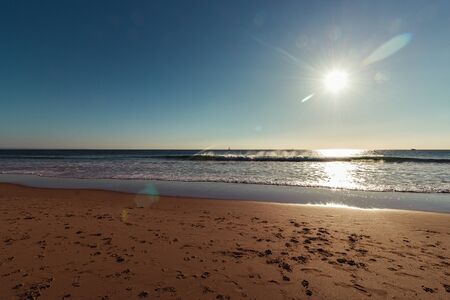 Carcavelos beach, Carcavelos, Cascais, Lisbon, Portugalの写真素材