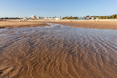 Carcavelos beach, Carcavelos, Cascais, Lisbon, Portugalの写真素材
