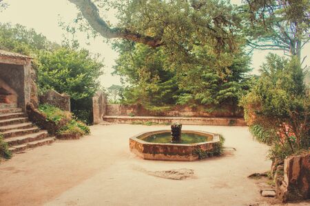 Convent of the Capuchos, Sintra, Portugal, religion, monksの写真素材