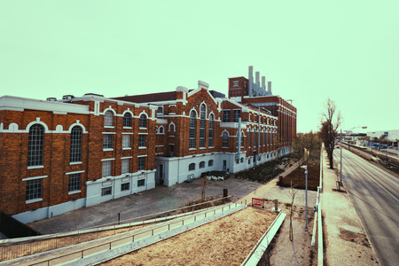Electricity Museum - Central Tejo, the 19th century power plant, Lisbon, Portugalのeditorial素材