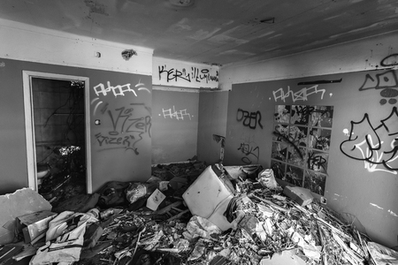 Abandoned hotel in Barcarena, near Lisbon, Portugalのeditorial素材