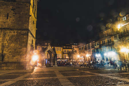 Views of the historic buildings of GuimarÃ£es, the birthplace of Portugalの写真素材