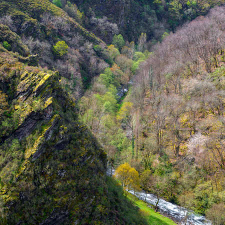 Valley and river of Louzara, Courel, Lugo, Galicia