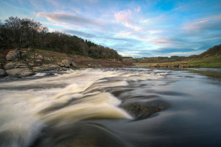 The mighty river Minho near Portomarin on the northern edge of the Ribeira Sacra de Lugo Galicia