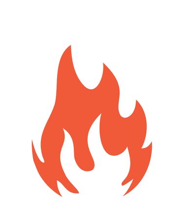 Fire. Icon illustration for design. Fire logo for multiple businessのイラスト素材