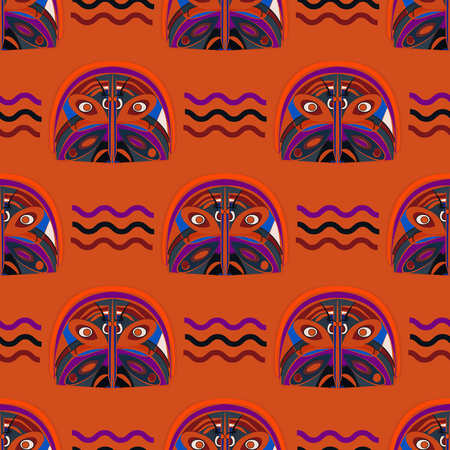 Butterflies, abstract seamless, backdrop for print, ceramics, curtain, cartoonのイラスト素材