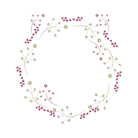 Wreath. Perfect for invitations, greeting cards, quotes, blogs, Wedding Frames, posters and more,のイラスト素材