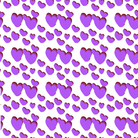 Abstract ultra violet seamless pattern. Design element for wallpaper, wrapping paper, textile prints and etc.Vector isometry styleのイラスト素材