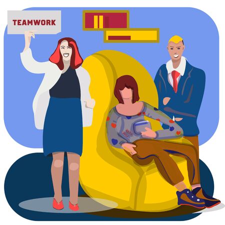 Concept of feedback, testimonials messages and notifications. Rating on customer service. Flat vector illustrationのイラスト素材