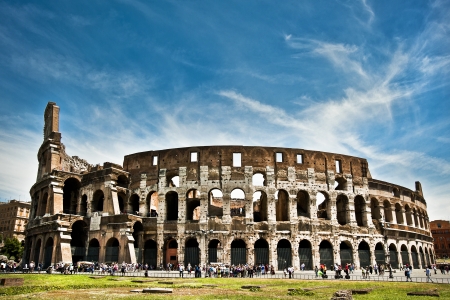 Rome Colosseum on a shiny sundayの写真素材