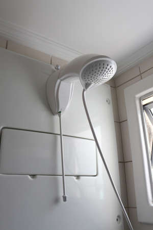 Chuveiro elÃ©trico.  electric showerのeditorial素材