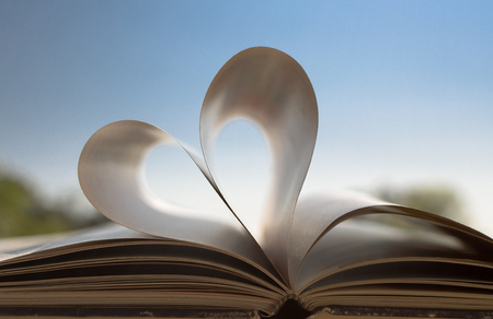 Love books, love readingの写真素材